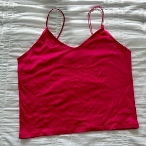 NWOT Magenta Cropped Y2K Tank Size L